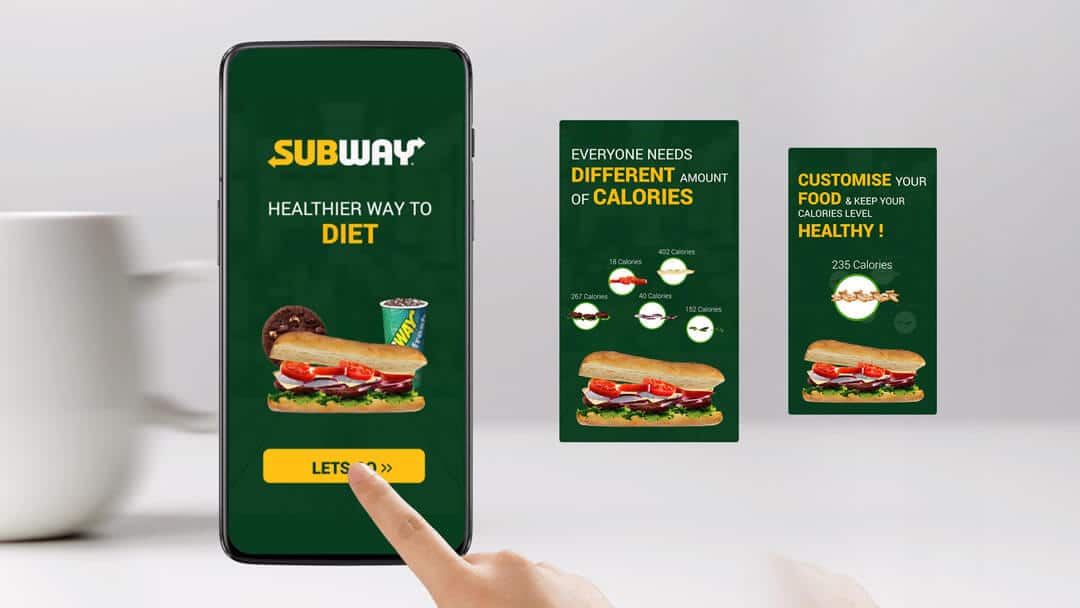 The Real Subway app concept design