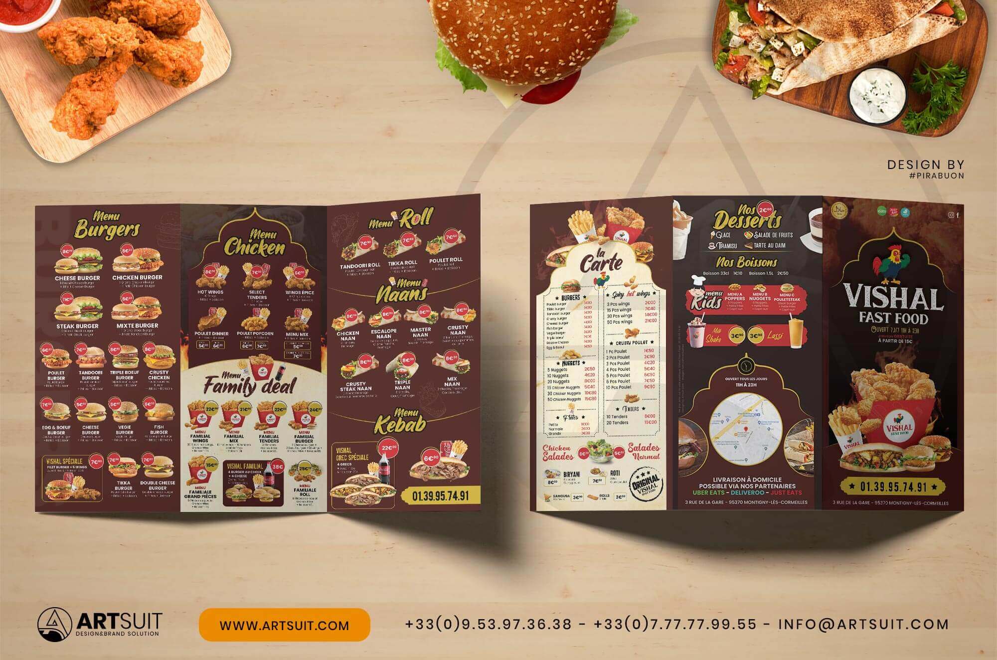 Essential branding design for fast-food